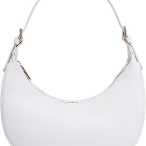 Chic Crescent Faux Leather Bag for Women - Trendy Underarm & Crossbody Style